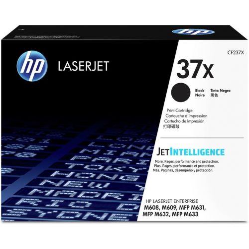 에이치피 HP 37X (CF237X) High Yield Black High Yield Original LaserJet Toner Cartridge