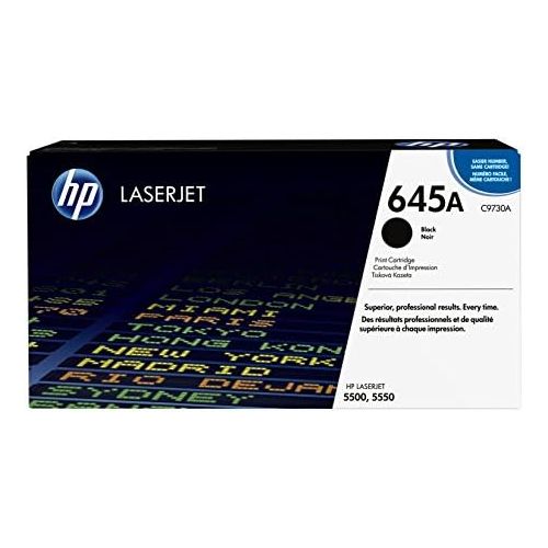 에이치피 HP 645A (C9730A) Black Original Toner Cartridge for HP Color LaserJet 5500 5550