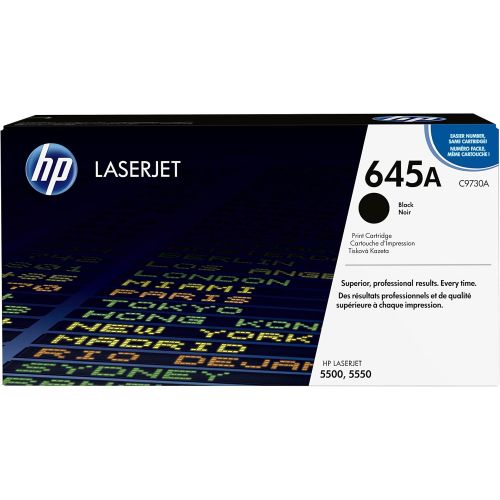 에이치피 HP 645A (C9730A) Black Original Toner Cartridge for HP Color LaserJet 5500 5550