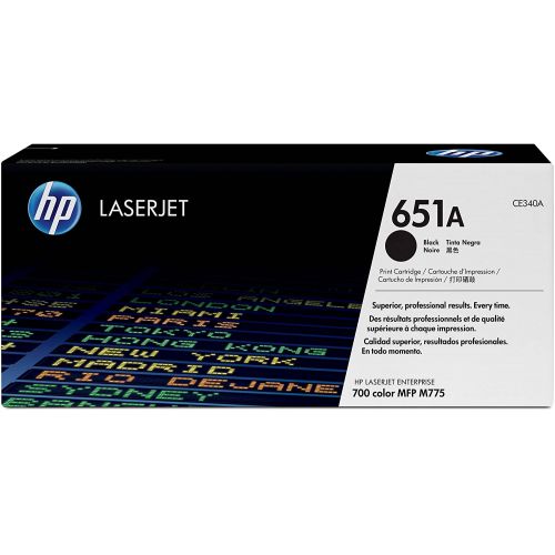 에이치피 HP 651A (CE340A) Black Original Toner Cartridge