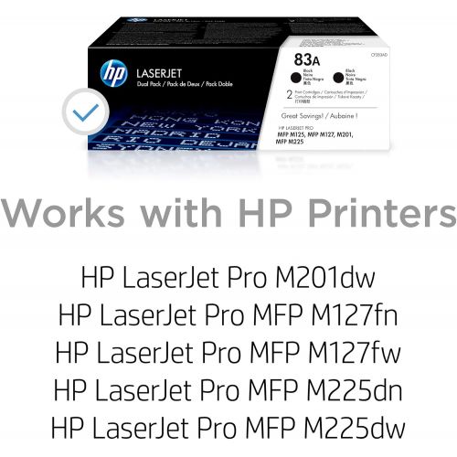 에이치피 HP 05A (CE505A) Black Toner Cartridge, 2 Toner Cartridges (CE505D) for HP LaserJet P2055 P2055d P2055dn P2055x