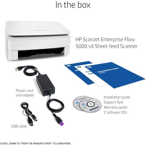 에이치피 HP ScanJet Enterprise Flow 5000 s4 Sheet-feed OCR Scanner