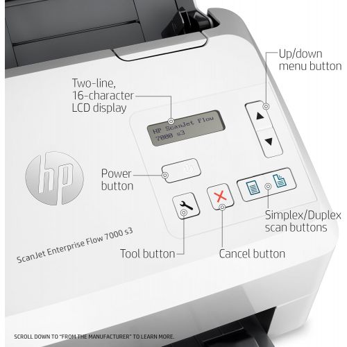 에이치피 HP ScanJet Enterprise Flow 7000 s3 Sheet-feed OCR Scanner