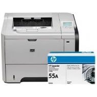 HP LaserJet P3015DN Mono Laser Printer & HP 55A CE