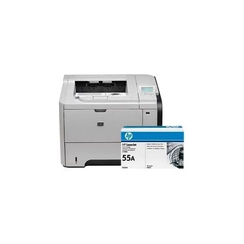 에이치피 HP LaserJet P3015DN Mono Laser Printer & HP 55A CE