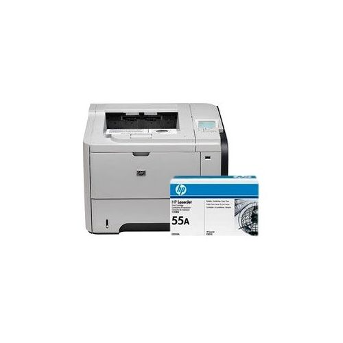 에이치피 HP LaserJet P3015DN Mono Laser Printer & HP 55A CE