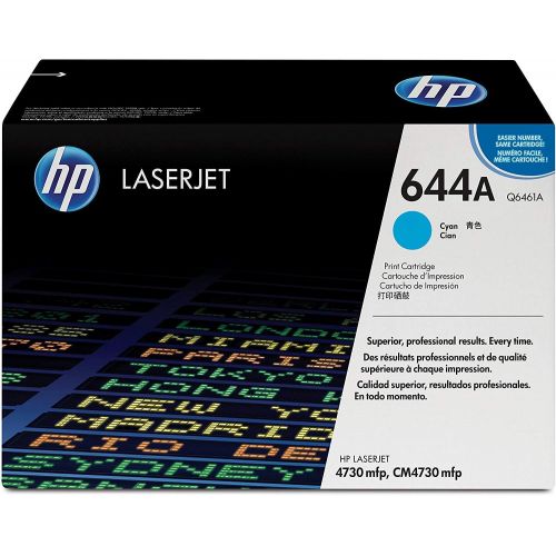 에이치피 HP 644A (Q6461A) Cyan Original Toner Cartridge for HP Color LaserJet 4730