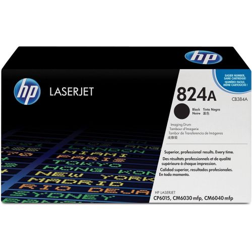 에이치피 HP 824A (CB384A) Black Original Toner Drum for HP Color LaserJet CP6015 CM6030 CM6040