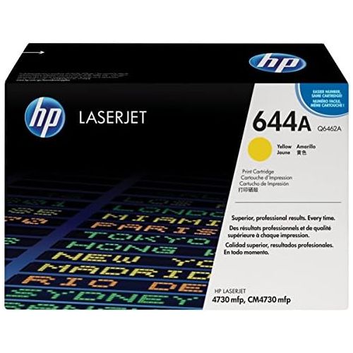 에이치피 HP 644A (Q6462A) Yellow Original Toner Cartridge for HP Color LaserJet 4730