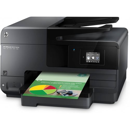 에이치피 HP OfficeJet 8600 Inkjet e-All-in-One Wireless Color Multifunction Two-Sided Printing Printer, Copier, Scanner & Fax Machine with Mobile Printing