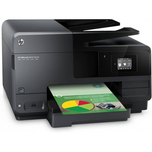 에이치피 HP OfficeJet 8600 Inkjet e-All-in-One Wireless Color Multifunction Two-Sided Printing Printer, Copier, Scanner & Fax Machine with Mobile Printing