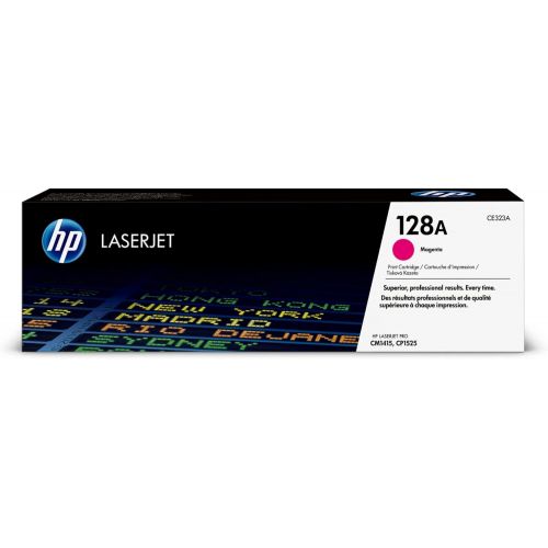 에이치피 HP 128A (CE323A) Magenta Original Toner Cartridge for HP LaserJet Pro CM1415 CP1525