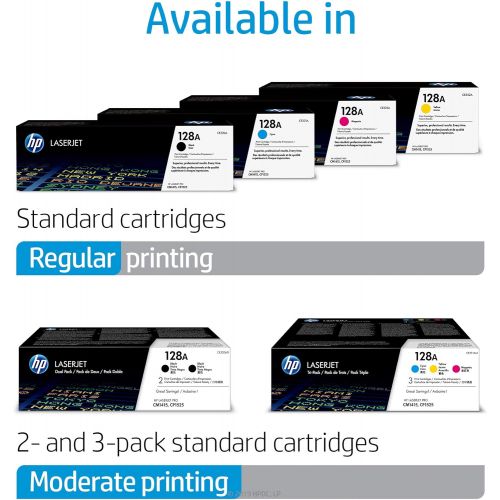 에이치피 HP 128A (CE321A) Cyan Original Toner Cartridge for HP LaserJet Pro CM1415 CP1525