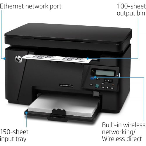 에이치피 HP LaserJet Pro M125nw All-in-One Wireless Laser Printer (CZ173A)