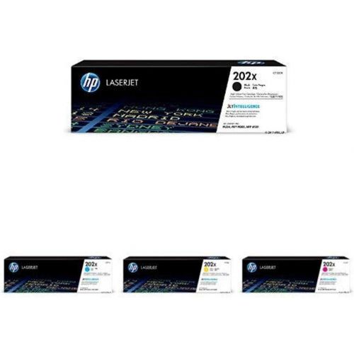 에이치피 HP 202X (CF500X) Black High Yield Original Toner Cartridge for HP LaserJet Pro M254 M281cdw M281dw