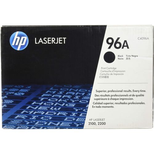 에이치피 HP 96A (C4096A) Black Original LaserJet Toner Cartridge DISCONTINUED BY MANUFACTURER