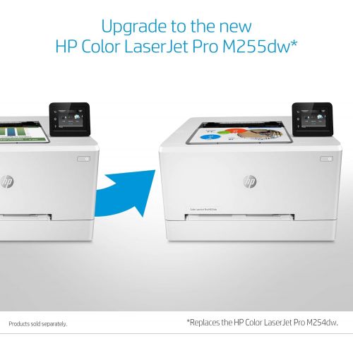 에이치피 HP Laserjet Pro M254dw Wireless Color Laser Printer, Amazon Dash Replenishment Ready (T6B60A)