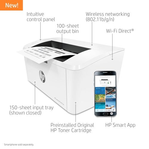 에이치피 HP LaserJet Pro M15w Wireless Laser Printer (W2G51A)