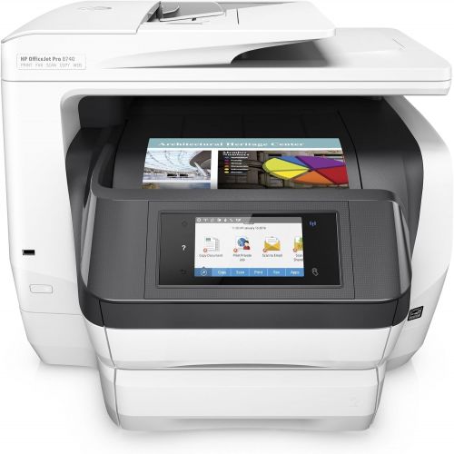 에이치피 HP OfficeJet Pro 8740 All-in-One Wireless Printer with Mobile Printing, HP Instant Ink & Amazon Dash Replenishment ready (K7S42A)