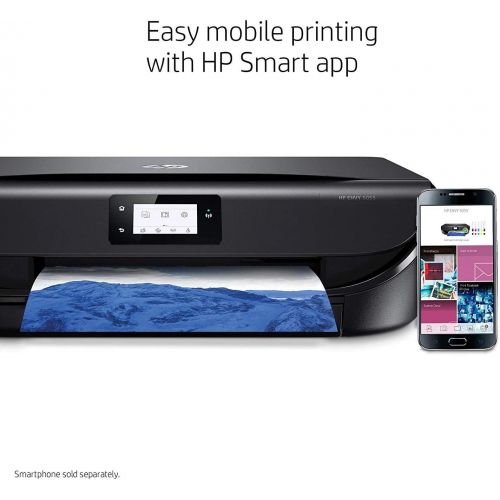 에이치피 HP Envy 5055 Wireless All-in-One Photo Printer, HP Instant Ink & Amazon Dash Replenishment Ready (M2U85A)