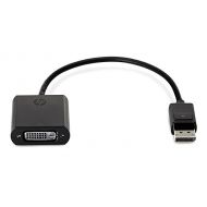 HP F7W96AA DisplayPort to DVI Adapter - DisplayPort adapter - DisplayPort (M) - DVI-D (F) - black - for EliteBook G2 - 725, 745, 820, 840, 850, ProBook G1 - 640, 645, 650, 655 (10-
