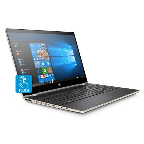에이치피 HP Pavilion X360 Convertible Touchscreen 15.6 HD IPS Notebook , 8th Gen Intel Quad-Core i5-8250U, 24GB Memory, 1TB HDD, 802.11AC, Bluetooth, USB-C, HDMI, HD Webcam, Windows 10