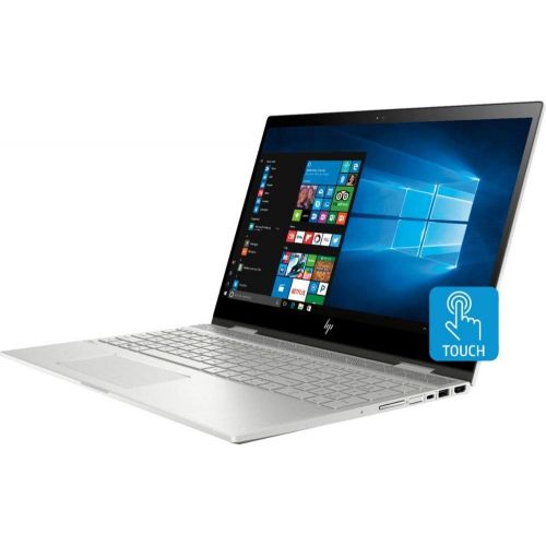 에이치피 HP Envy X360 2019 Flagship 15.6 Full HD IPS Touchscreen 2-in-1 Laptop, Intel Quad-Core i7-8550U up to 4GHz 16GB DDR4 256GB SSD Bluetooth 4.2 Backlit Keyboard Windows Ink Finge