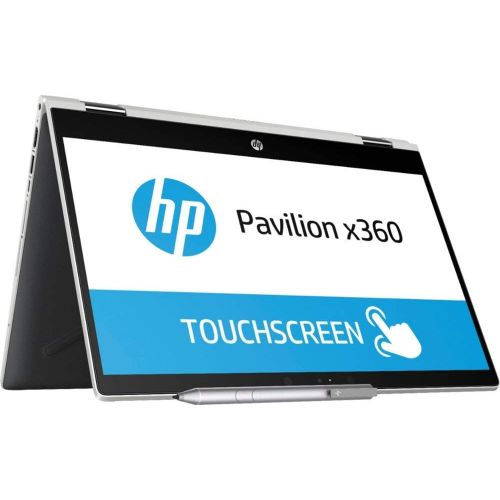 에이치피 2019 Flagship HP Pavilion x360 14 HD 2-in-1 Touchscreen LaptopTablet, Intel Dual-Core i3-8130U up to 3.4GHz 4GB DDR4 1TB SSD HDMI USB 3.1 Type-C Bluetooth 4.2 802.11ac Webcam Styl