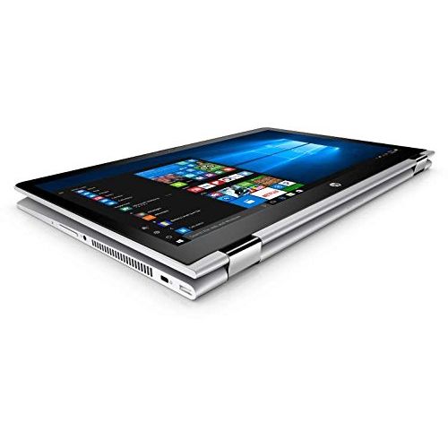 에이치피 HP Pavilion X360 15.6 2-in-1 FHD IPS Touchscreen Laptop, Intel Core i5-7200U, 8GB DDR4 SDRAM, 128GB SSD, AMD Radeon 530 Graphics, Backlit Keyboard, Bluetooth, HDMI, B&O PLAY, Stylu