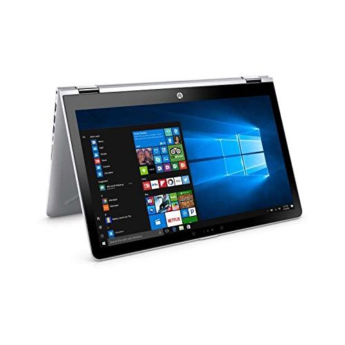 에이치피 HP Pavilion X360 15.6 2-in-1 FHD IPS Touchscreen Laptop, Intel Core i5-7200U, 8GB DDR4 SDRAM, 128GB SSD, AMD Radeon 530 Graphics, Backlit Keyboard, Bluetooth, HDMI, B&O PLAY, Stylu