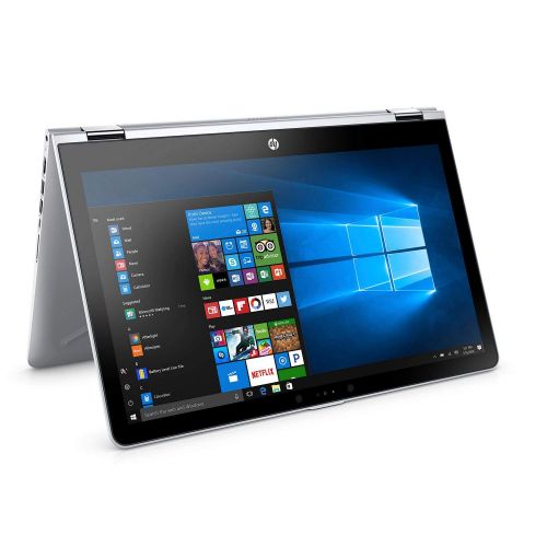 에이치피 Newest HP Pavilion 2-in-1 Convertible FHD IPS 15.6 Touchscreen Laptop, Intel Core i5-7200U 2.5GHz, Choose Ram & HD Size (8GB12GB16GB, 128GB256GB512G, 1TB2TB HDD), Backlit Keyb