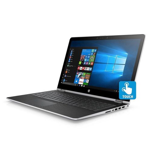 에이치피 HP 15.6 Inch Full HD Touchscreen Convertible 2 in 1 Laptop  Tablet, Intel Core i5-7200U, 8GB DDR4 Memory, 128GB SSD + 1TB HDD, AMD Radeon 530 Graphics, Windows 10, Stylus Pen