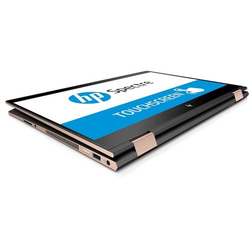 에이치피 NEW 2018 HP Spectre x360 2-in-1 15.6 4K UHD Touch-Screen Laptop - Intel i7-8550U, 16GB DDR4, 512GB PCI-e SSD, NVIDIA 2GB GDDR5 MX150, Thunderbolt-Bang & Olufsen Audio, HP Stylus, D
