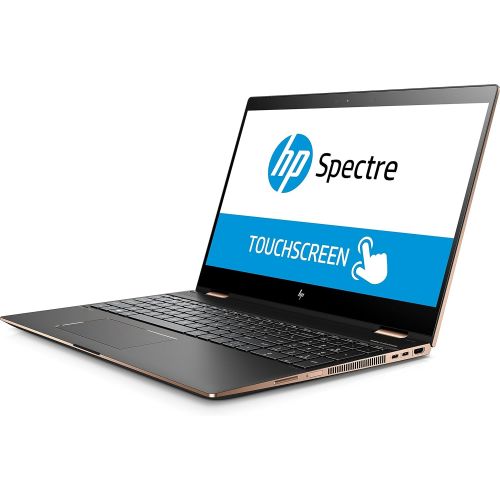 에이치피 NEW 2018 HP Spectre x360 2-in-1 15.6 4K UHD Touch-Screen Laptop - Intel i7-8550U, 16GB DDR4, 512GB PCI-e SSD, NVIDIA 2GB GDDR5 MX150, Thunderbolt-Bang & Olufsen Audio, HP Stylus, D