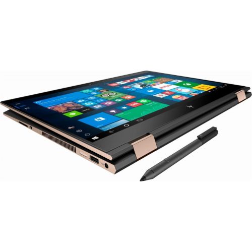 에이치피 HP Spectre x360-15t Quad Core(8th Gen Intel i7-8550U, 16GB RAM, 512G PCIe NVMe SSD, 4K IPS micro-edge Corning Gorilla, Windows 10)Bang & Olufsen 15.6 2-in-1 Convertible Dark Ash +