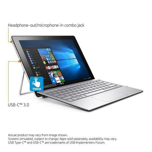 에이치피 HP Spectre x2 12-Inch WUXGA+ IPS Touchscreen (1920 x 1280) Detachable Flagship High Performance Laptop Computer, Intel Core M5 Processor, 4GB RAM, 128GB SSD, Windows 10