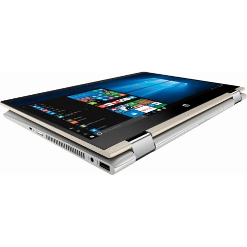 에이치피 HP Pavilion x360 14 FHD WLED Touchscreen 2-in-1 Convertible Laptop, Intel Core i5-8250U up to 3.4GHz, 8GB DDR4, 128GB SSD, 802.11ac, Bluetooth, USB-C, Webcam, HDMI, Fingerprint Rea