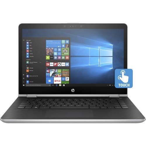 에이치피 HP Pavilion 14-inch x360 HD Touchscreen Convertible 2 in 1 Laptop  Tablet PC, Intel Core i5-8250u up to 3.4GHz, 8GB DDR4 Memory, 1TB Hard Drive, USB 3.1 Type-C, B&O Play, Windows