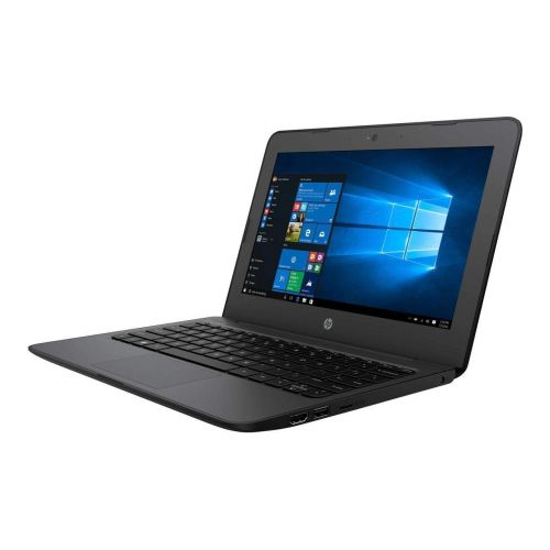 에이치피 HP Lightweight Stream Pro 11.6 Notebook (Intel Celeron N3060, 4GB Ram, 64GB SSD, Intel HD Graphics, Windows 10Pro) Classic Black- Only 2.58 Ibs