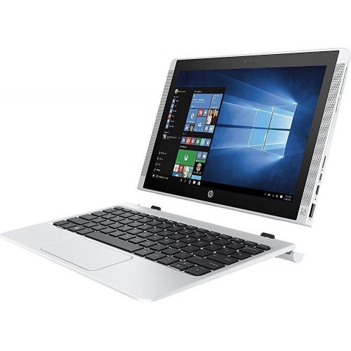 에이치피 HP Pavilion x2 Detachable 2-in-1 Laptop Tablet,10.1? HD IPS Touchscreen Intel Quad-Core Atom x5-Z8350, 32GB eMMC SSD, 2GB RAM, 802.11ac, Wifi, Bluetooth, Windows 10-Silver