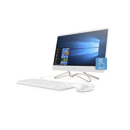 에이치피 Newest HP Pavillion All-in-One Desktop Intel i3-8100T(3.1 GHz, Quad-Core), 4G, 1T, 21.5 inch FHD Touch Screen Great for Business and Home Entertainment, Silver