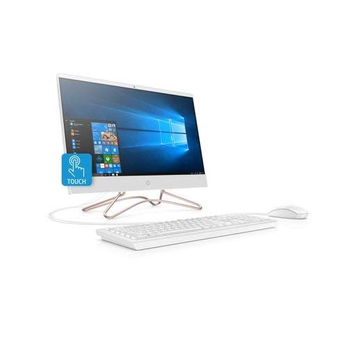 에이치피 Newest HP Pavillion All-in-One Desktop Intel i3-8100T(3.1 GHz, Quad-Core), 4G, 1T, 21.5 inch FHD Touch Screen Great for Business and Home Entertainment, Silver