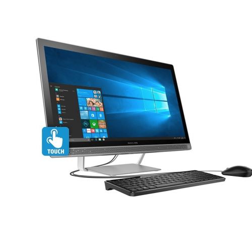 에이치피 Newest Flagship HP Pavilion 27 Full HD IPS All-in-One Touchscreen Business Desktop - Intel Quad-Core i5-6400T 2.2GHz, 8GB RAM, 1TB HDD, DVDRW, WLAN, Webcam, Bluetooth, HDMI, Win 10