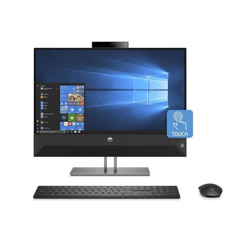 에이치피 HP Pavilion 23.8 All-in-One PC, Intel Core i7+8700T & UHD Graphics 630, 8GB RAM, 1TB HD, Windows 10 (24-xa0040, Black) (4NM64AA#ABA)
