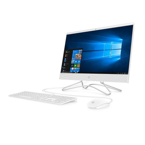 에이치피 HP 22-inch All-in-One Computer, Intel Core i3-8130U, 4GB RAM, 1TB Hard Drive, Windows 10 (22-c0030, White)