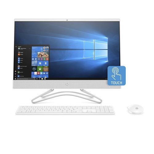 에이치피 HP 24-inch All-in-One Computer, Intel Core i5-8250U, 12GB RAM, 1TB Hard Drive, Windows 10 (24-f0060, White)