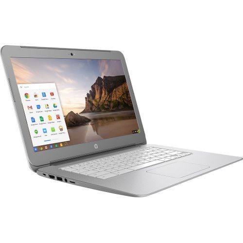 에이치피 2017 Premium HP 14-inch Chromebook HD SVA (1366 x 768) Display, Intel Celeron Dual Core Processor, 4GB DDR3L RAM, 16GB eMMc HDD, 802.11AC WIFI, HDMI, Webcam, Bluetooth, Stereo spea