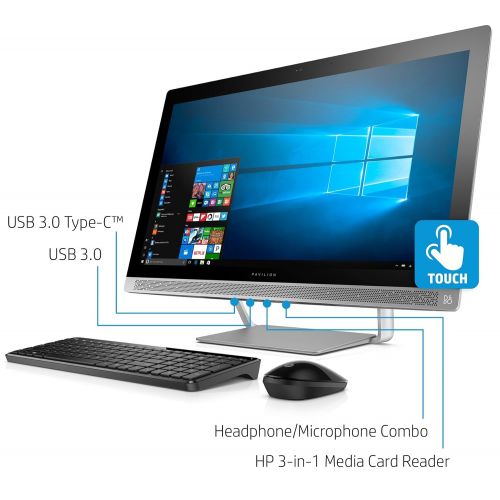 에이치피 HP ENVY 27 UHD 3840 x 2160 Display, Core i7-7700T, 2TB HD256GB SSD All-in-One