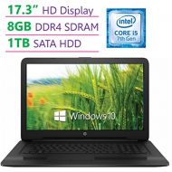 Model HP 17.3’’HD+ SVA WLED-backlit (1600x900) Display Laptop PC, Intel Core i5-7200U 2.5GHz, 8GB DDR4 RAM, 1TB HDD, DTS Studio Sound, Intel HD Graphics 620, DVD +- RW, Windows 10