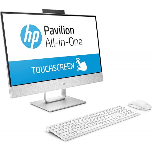 에이치피 HP Pavilion 24-R124 AIO - 23.8 FHD Touch - AMD Ryzen 5-8GB - 1TB HDD - White